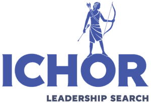 Ichor Logo in bright blue